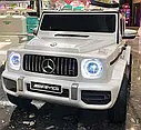 Дитячий електромобіль джип Mercedes G63 AMG білий гелик, фото 5