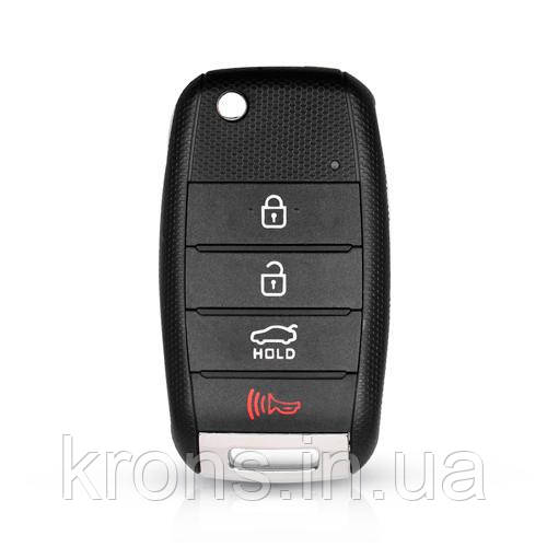 Викидний ключ, корпус під чіп, 4кн DKT0269, KIA, TOY40