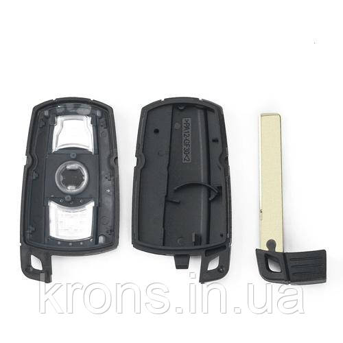 Ключ заготування, смарт корпус під чіп, 3кн DKT0269, BMW, HU92