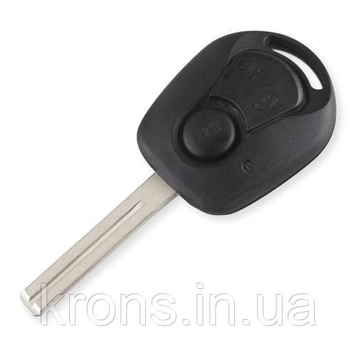 Ключ заготівка, корпус під чіп, 2кн, SsangYong RX7, Rexton