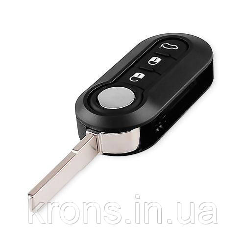 Викидний ключ, корпус під чіп, 3кн DKT0269, Fiat, SIP22
