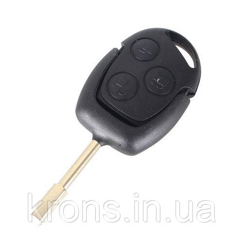 Ключ заготовка, корпус под чип, 3кн, Ford Mondeo Focus, FO21, 433МГц