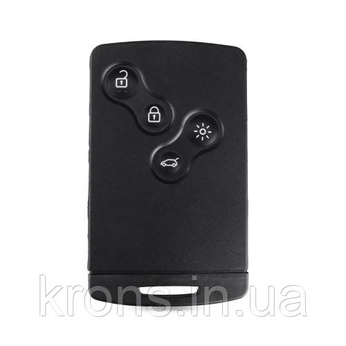 Ключ запалювання, чіп PCF7952, 4 кнопки, для Renault Clio Megane Scenic 3