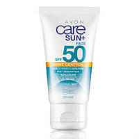 Солнцезащитный матирующий крем для лица "Avon Care Sun+" 50 мл.