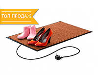 Теплый коврик ТЕПЛОЛЮКС CARPET 80 х 50 см, коричневый, теплый пол электрический, нагревательный