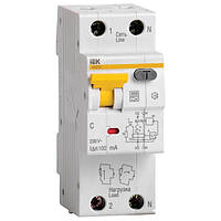 Диферен автомат IEK 2Р 6А 30мА АВДТ 32 ІЕК , MAD22-5-006-C-30 ІЕК, Диференціальний автоматичний вимикач