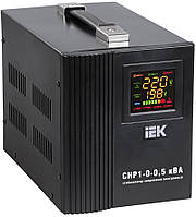 Стабілізатор напруги ІЕК Home 0,5 кВА (СНР1-0-0,5) ІЕК, IVS20-1-00500, релейний, IEK нормалізатор