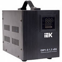Стабілізатор напруги ІЕК Home 1,5 кВА (СНР1-0-1,5) ІЕК, IVS20-1-01500, релейний, IEK нормалізатор