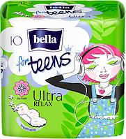 Гігієнічні прокладки Bella for Teens: Ultra Relax, green tea (10шт.)