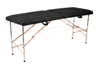 Кушетка для тату Автомат Эко-Кожа 185*60*75 "Эконом" черный