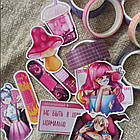 Стікери Pink авторські ілюстрації, фото 5