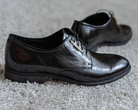 Лаковані туфлі дербі - 39 42 44 розмір