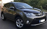 Дефлектор капота на Toyota RAV4 2013-2016. Мухобойка на Toyota RAV4