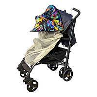 Солнцезащитный козырёк для коляски с москитной сеткой бежевая Кап Must Have Shade 2в1 Краски