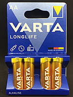 Батарейки Varta LongLife LR06 AA (щелочные-alkaline)