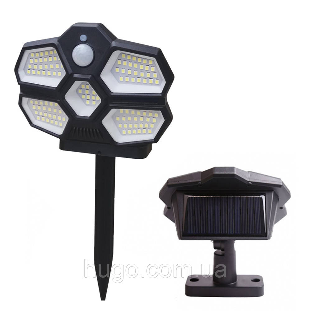Уличный фонарь на солнечной батарее Solar SH580A-124 LED / Светильник с ...