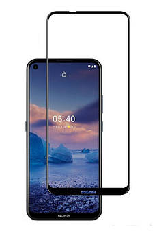 Захисне скло для Nokia 5.4 на весь екран (чорне)