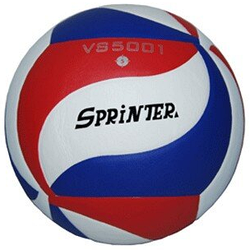 М'яч волейбольний Scrinter VS5001, 5 розмір; білий-червоно-синій
