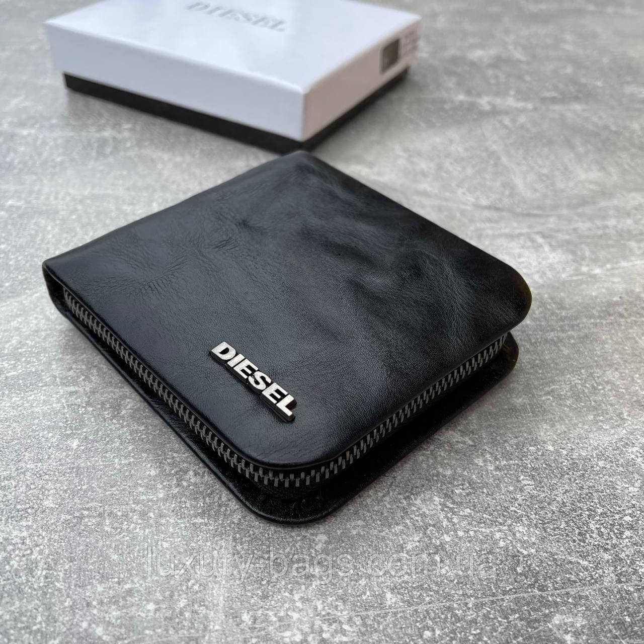 Чоловічий складаний гаманець на блискавці Diesel, фото 1