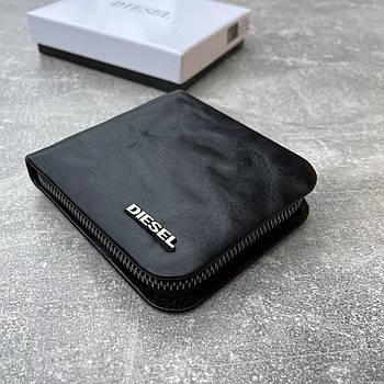 Чоловічий складаний гаманець на блискавці Diesel