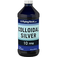 Коллоидное серебро 10 ppm 237 мл / Colloidal Silver Liquid Piping Rock USA