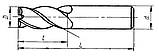 Фреза кінцева твердосплавна монолітна  8 мм z = 4 (8х20х45 мм), фото 2