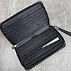 Чоловічий шкіряний гаманець на дві блискавки Diesel, фото 7