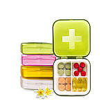 Кишенькова таблетниця Pocket Pill Case Mini. Зелений, фото 4