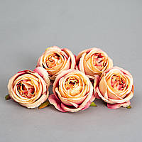 Головка розы 7 см-24 штуки *рандомный выбор цвета 1