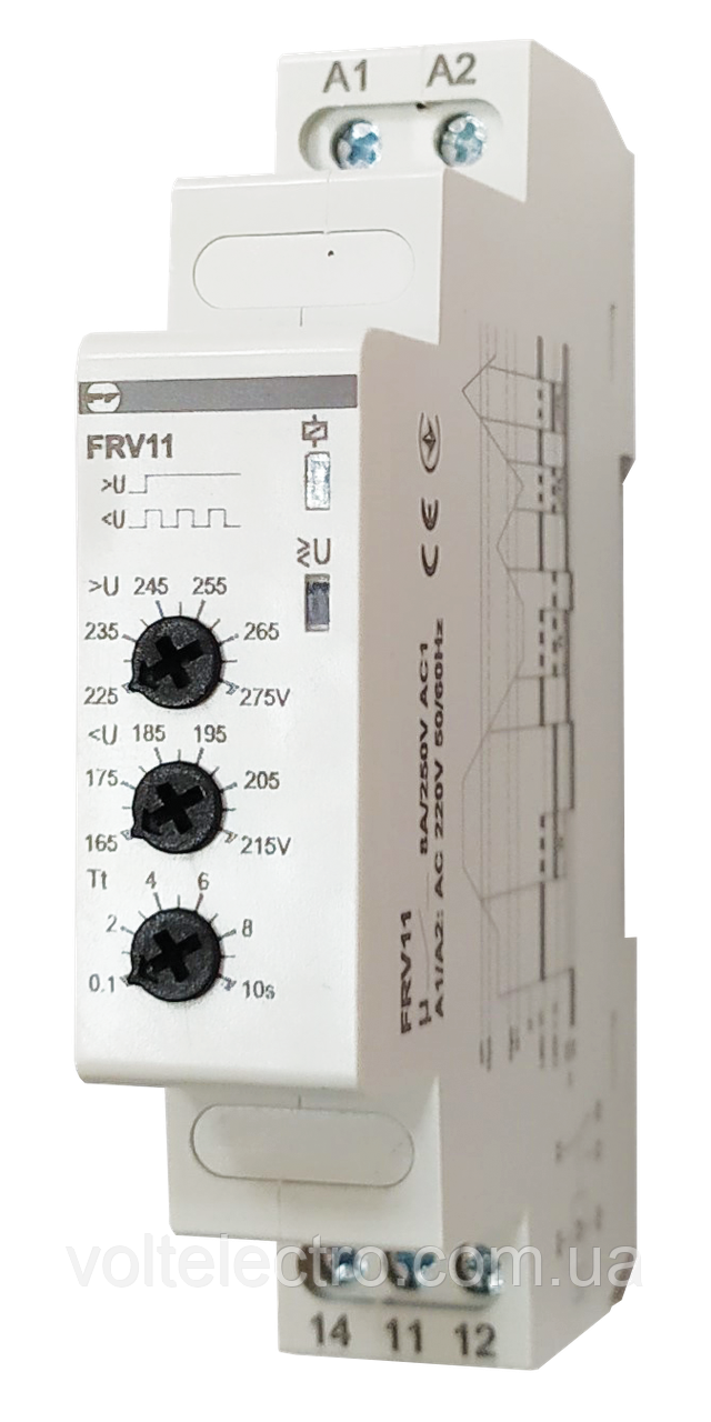 Однофазне реле контролю напруги FRV11, фото 1