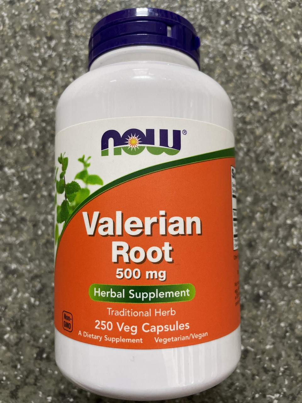 Корінь валеріани Now Foods Valerian Root 500 mg 250 caps