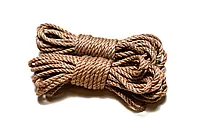 Веревка для Шибари 6мм 8м натуральная Shibari Rope 6 mm 8m Jute