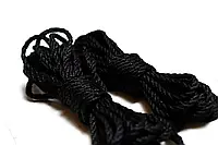 Мотузка джут для Шибарі 6мм 8м Чорний Shibari Rope 6 mm 8m Jute