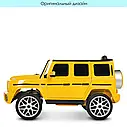 Дитячий електромобіль джип Mercedes G63 AMG жовтий гелик, фото 10