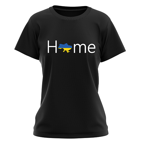 Футболка жіноча "Home" Різні кольори та розміри.