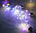 Гірлянда лампочки на вікно (ромб) Xmas 4М 150 LED різнокольорова, гірлянда бахрома | лед гірлянди штори, фото 2