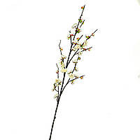 Ветка цветущей сливы 115 см, белая 1