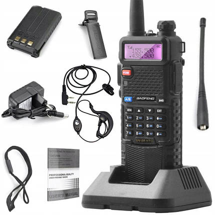 РАЦИЯ BAOFENG UV-5R HTQ 8W 3800mAh, фото 1