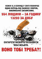 Вред курения - постер
