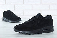 Чоловічі кросівки Nike Air Max 90 VT Suede Black (с мехом) ALL02406, фото 4