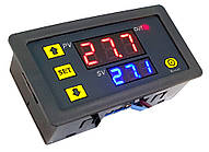 Регулятор температури DC 12 V 1500 W Терморегулятор цифровий W3230 Термореле для акваріума/Термоконтролер