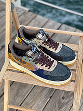 Чоловічі кросівки Nike Air Force 1 Low Travis Scott Cactus Jack Multicolor ALL02520, фото 3