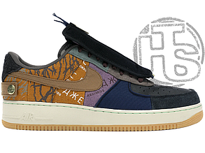 Чоловічі кросівки Nike Air Force 1 Low Travis Scott Cactus Jack Multicolor ALL02520