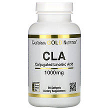 Кон'югована лінолева кислота California GOLD Nutrition "CLA" 1000 мг (90 капсул)