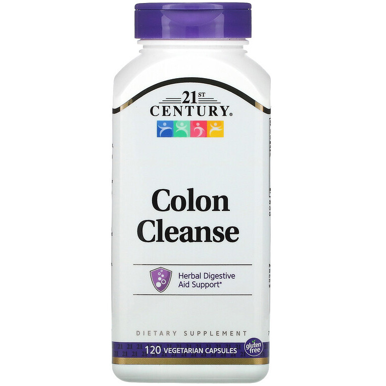 Комплекс для очищення кишківника 21st Century "Colon Cleanse" (120 капсул)