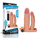 Насадка на член Add 1 Vibrating Double Penis Sleeve, фото 3