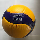 М'яч волейбольний професійний Mikasa V200W (розмір 5), фото 3