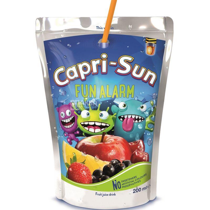 Сік Capri-Sun Fun Alarm мультифруктовий, 200 мл, 40шт/ящ