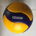 М'яч волейбольний професійний Mikasa V200W (розмір 5), фото 4