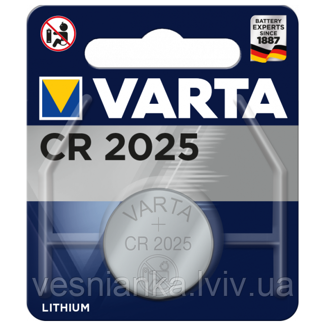 Батарейка CR 2025 3V VARTA